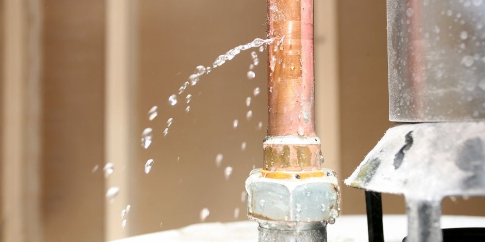 how a leaky pipe can cause a big flood leak detection system